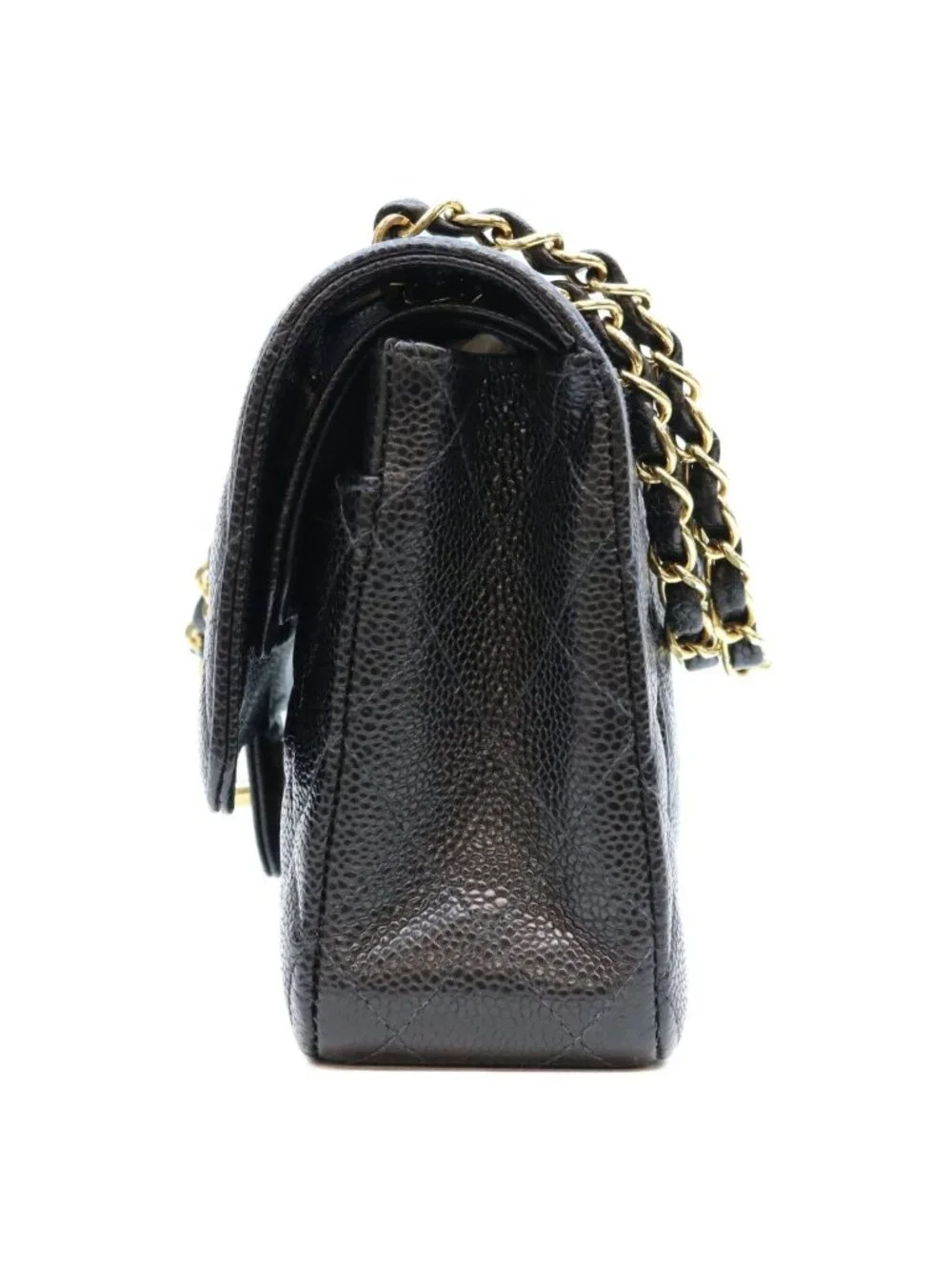 Chanel Black Inner Caviar Quilted 25 Shoulder Bag